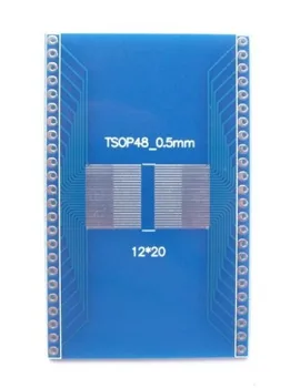 Tasuta Kohaletoimetamine TSOP48 pööra DIP48 0,5 mm sammuga adapter plaat