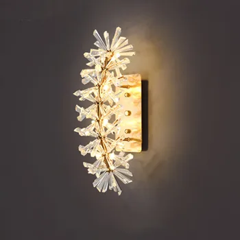 Luksus Seina Sconce Valgustus Luksus elutuba, Magamistuba LED Crystal Wall Lamp, Uus Saabumist Wall Decor Kuld Valgustid