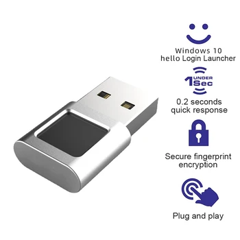 USB Sõrmejälje Lugeja Liidese Moodul Seade, Windows 10 Tere Dongle Sülearvutid ARVUTI Turvalisuse Võti USB Liides Vaba Logi sisse