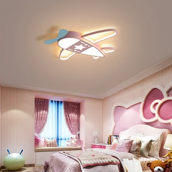 Laste tuba lae lamp lihtne, kaasaegne magamistuba lamp poiss cartoon lennuk lamp loov isiksus, LED Põhjamaade lampsLB022403