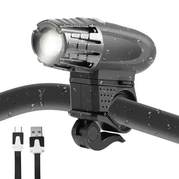 Kaasaskantav Must 200Lumen LED Esi-Kerge Laadimine USB 4 Režiimid Jalgrattad Jalgratta Lenkstangi Ratsutamine Ohutuse lambid