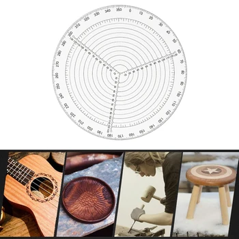 Akrüül Ring Center Finder Kompassi Ringi Lõikur Puidu-Turners Treipingi Tööd Ringide Joonistamine