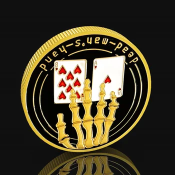 Magic Küünis Poker Eestkostja kullatud Münte Las Vegas Metallist Õnnelik Mündid Mängida Kiibid Väike Kingitus Kogumine