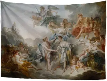 Mütoloogia Klassikalise Kunsti Meistriteos Tapestry-Seeria Francois Boucher Amor ja Psüühika Charles Le Brun Klassikalise Kunsti
