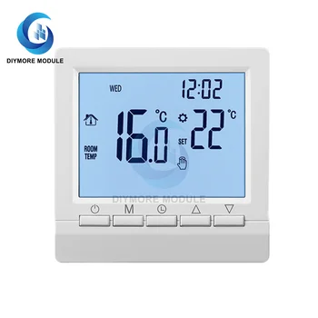 Digitaalne LCD ekraan nädala programmeerimine intelligentne termostaat Seinale riputada ahju termostaat Gaasi ahju termostaat akutoitega