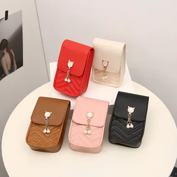 Uus Mood Mobiiltelefoni Õlakott Naiste Shopping Messenger Kott Käekott Kaardi Ladustamise Kott Flip Kott Rahakoti Pearl Kosmeetika Kott