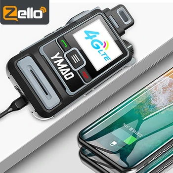 Zello Phone 4G Võrgu Walkie Talkie pikamaa Saatja WIFI Sinine hamba valikuline reaalne rs poc star raadio Jahi