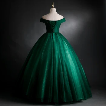 100%päris tume roheline tikandid kohus keskaegne kleit renaissance Kleit kuninganna Victoria /Marie/ Belle Pall/draama/pall kleit