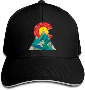 enimmüüdud 2021 Unisex Colorado Geo Baseball Cap Reguleeritav Müts Sandwich ühise Põllumajanduspoliitika Hip-Hop Mütsid unisex