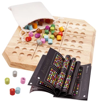 Puidust Sudoku Mängu Male Kvaliteediga Puidust Puzzle Haridus Mänguasjad, Laste Intelligentsuse Arengut Puzzle Mängud Mänguasi