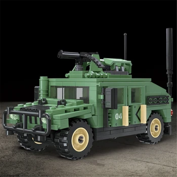 2022 Uus Sõjalise Armee Hoone Mänguasjad Lastele 357pcs Simulatsiooni MEILE Soomustatud Sõiduk ehitusplokid KES Tellised Haridus Mänguasjad