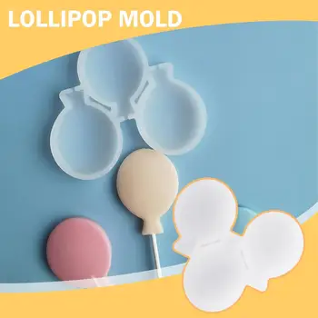 Uus Balloon Tilk Liimi Lollipop Hallituse Diy Šokolaadi Coral Juust Lollipop Hallituse Silikoon C0v3