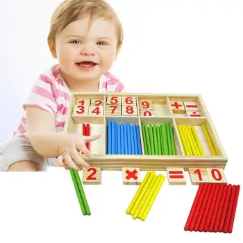 1set Joonis Plokid Lugedes Pulgad Haridus-Puidust Mänguasjad Matemaatilise lapsed õppimine haridus mänguasjad Lastele Kingitus