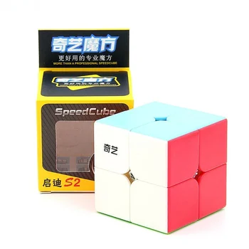 QiYi QiDi S2 2x2 Speed Cube Algaja, Haridus Mänguasjad Puzzle Magic Cube Kleebised Kleebise Qidi S 2x2 Beebi Lapsed Mänguasjad