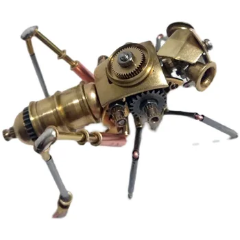 DIY 3D steampunk mehaaniline putukate kriket full metal mudel puhas käsitöö käsitöö loominguline kaunistused