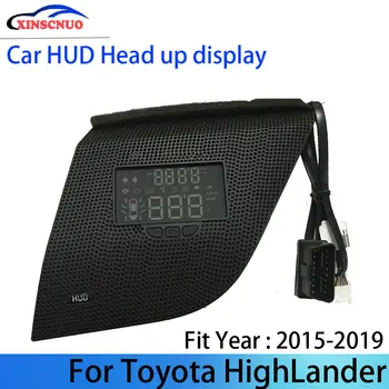 OBD Auto HUD Head Up Display Toyota HighLander 2009~2015 2016 2017 2018 2019 2020 2021 Digitaalne Spidomeeter Auto OBD2 ekraan