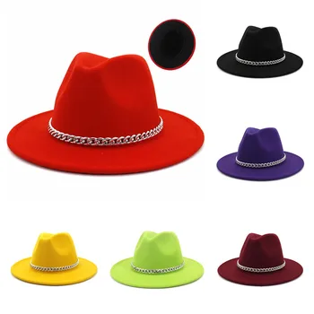 Villa Naiste Jazz Fedora Mütsid Casual Meeste Vildist Müts Panama Huopahattu Ametlik Pool Kauboi Härrasmees Pulm Müts Hulgimüük