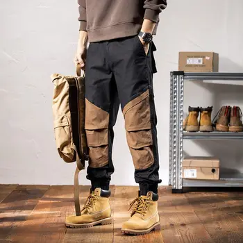 2023 aasta Sügisel Vabaaja Cargo Püksid Streetwear Taskud Meeste Jogger Püksid Hip-Hop Sweatpants Joggers Püksid Meeste Püksid R79
