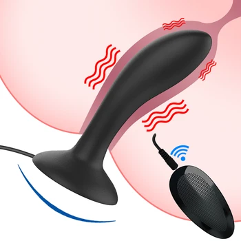7 Kiirust Wireless Remote Anal Dildo Mees Eesnäärme Massager Tugev Jobu Unisex G-punkti Stimulaator Päraku, Peenise Vibraator Sex Mänguasjad