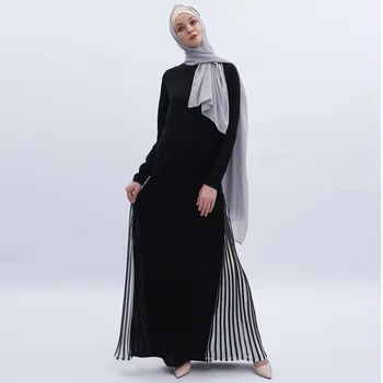 Naiste Pikk Kleit Abaya Moslemite Ramadaani Palve Rüü Dubai Türgi Islami O-Kaeluse Elegantne Femme Kaftans Lähis-Ida Araabia Caftans