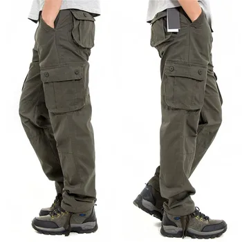 Mens taktikaline sõjamängu Puuvillased Cargo püksid Mees lahti Vabaaja Püksid meeste püksid Armee sõjalise Combat Püksid Meestele
