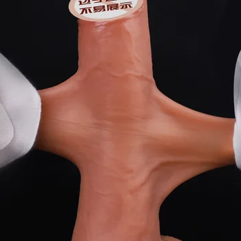 Double-Layer Ultra-Realistlik Peenise Vedela Silikooniga Kunstlik Peenise Täiskasvanud Naiste Masturbatsioon Sugu Riided Naistele Realistlik Dick