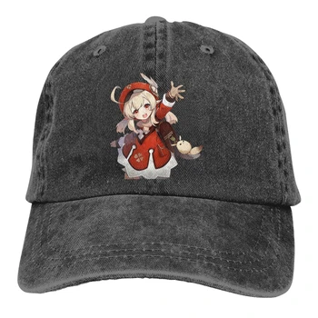 Klee Baseball Caps Jõudis Cap Genshin Mõju Mängu Paimon Päikese Vari Mütsid Meestele